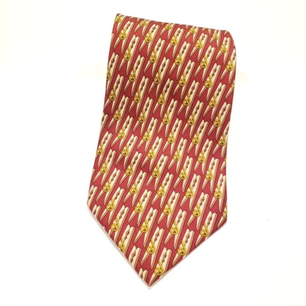 Gucci clothespin mens necktie